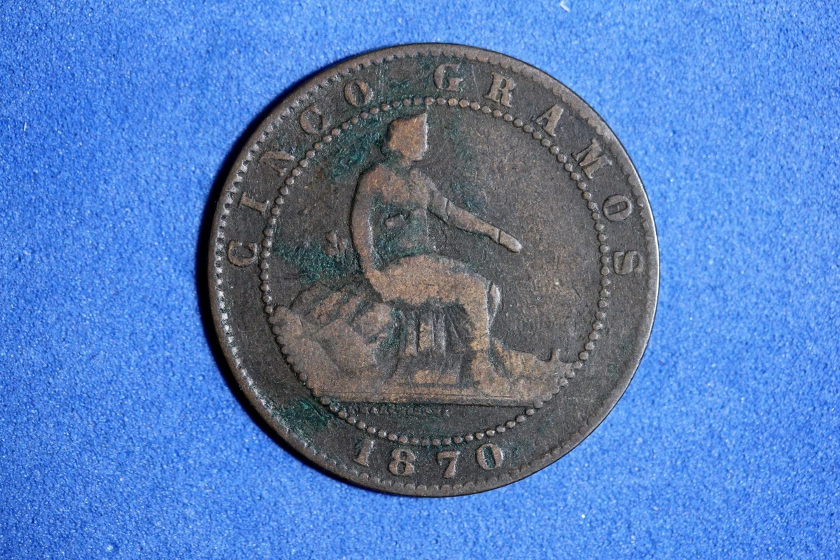 1870 Year Spanish Coins for sale | eBay