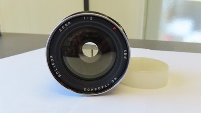 Soligor   C/D P 28mm f/2 m42 mount RARE  Red P all-metal Gläser sauber