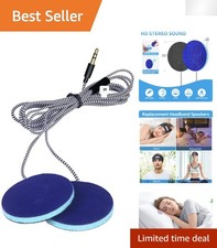 Sleep Ultra Thin Pillow Speakers with Stereo for Sleep Headphones. Headband H...