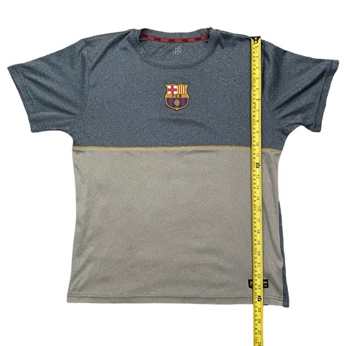 FCB Barcelona Soccer Blue Gray Shirt Medium - Picture 4 of 4