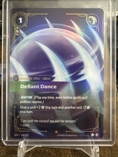 Defiant Dance 196/221 Foil NM English Riftbound Spiritforged 🔥🔥🔥🔥