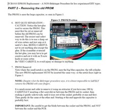 Behringer FCB1010 Uno V 1.0.4 Upgrade Update Custom Firmware Chip Eprom Rom NEW