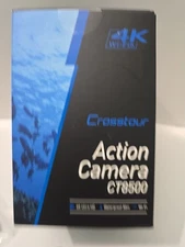 Crosstour CT8500 4K Action Camera Waterproof 1080p 20mp  open box