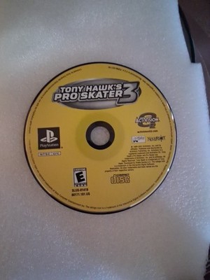 Tony Hawk's Pro Skater 3 PS1 PlayStation 1 Disc Only Black Label