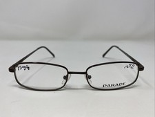 Parade Eyewear 1539 BROWN 52-20-140 Metal Full Rim Eyeglasses Frame CI23