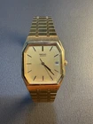 Vintage Seiko 6532-5059 Men’s Gold Tone Octagon Tank Watch Quartz Movement