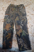 Mossy Oak Field Staff Boys Camo Cargo Pants M 8/10 Brown