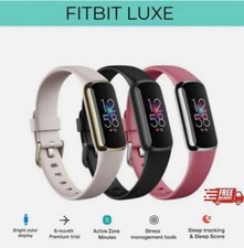 Fitbit Luxe Activity Fitness Wellness Heart Rate Tracker More Color S/L Bands