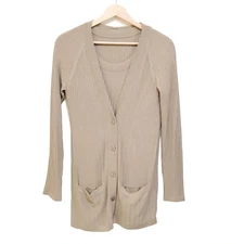 Auth YOSHIE INABA - Beige Women's Tops Ensemble
