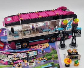 LEGO Friends 41106 Pop Star Tour Bus Set Complete