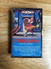 Cyndi Lauper, She's So Unusual Cassette Tape, 1983 She Bop, Time After Time