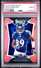 2014 PANINI SELECT RED PRIZM #7 STEVE SMITH SR. 23/99 PSA 10