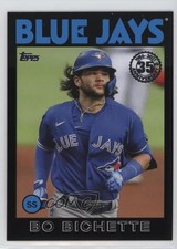 2021 Topps 1986 Baseball 35th Anniversary Black /299 Bo Bichette #86B-55 0c2