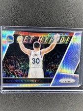 2017-18 Panini Prizm Get Hyped! Stephen Curry #GH-SC Silver Prizm
