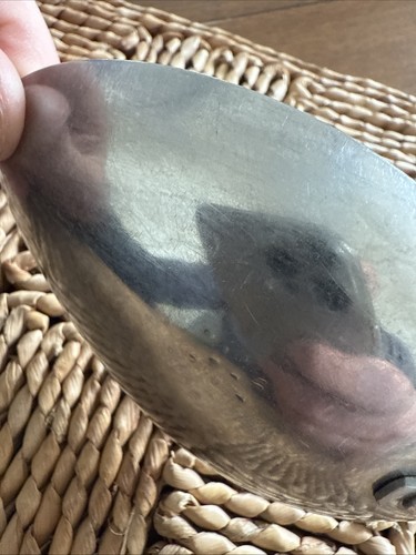 Vintage Retro EKCO Country Garden Floral Solid Serving Spoon USA Stainless - Picture 5 of 17