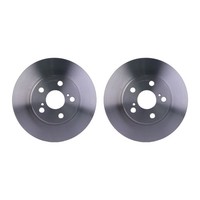 2 Bremsscheiben Voll Ø 72 Mm 11 Mm Hella Passend FüR U.A. Mazda 5