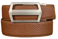 Nexbelt Classic Colour Series Golf Ratchet Belt Pebble Grain - Cognac - PCC4720