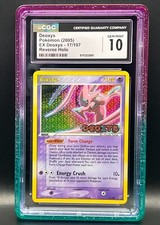 Deoxys 17/107 Reverse Holo Stamped (Attack Forme)-2005 Pokémon EX Deoxys- CGC 10 on eBay