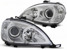 Scheinwerfer Set f&uuml;r Mercedes W163 ML 03.98-08.01 chrom