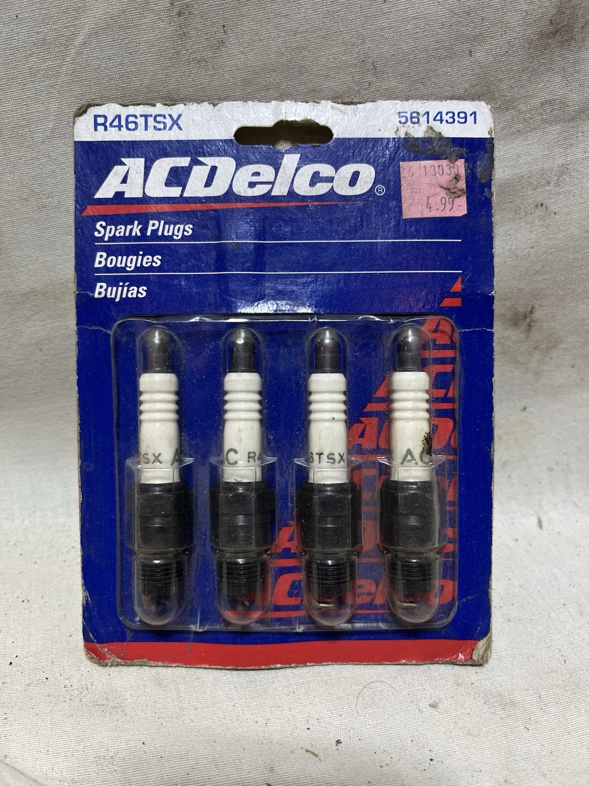 ACdelco R46TSX Spark Plugs Set Of 4 New Old Stock