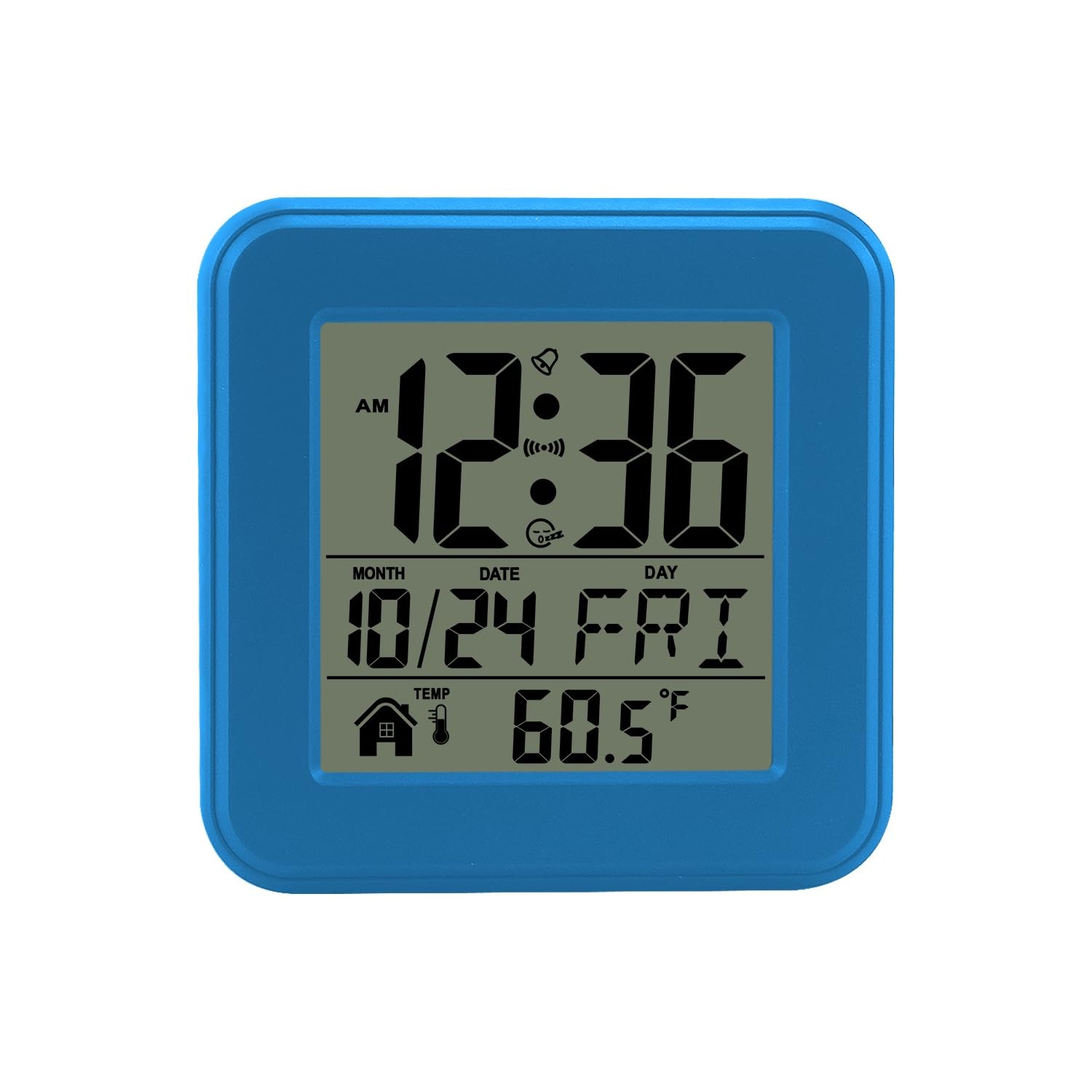 jomparis Small Digital Alarm Clock Battery Operated with Backlight for Bedroo...