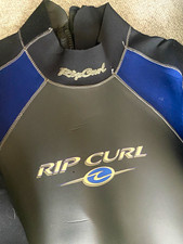 RIP CURL Heat Seeker Men's Wetsuit 3/2mm Size XL Black/Blue Neoprene