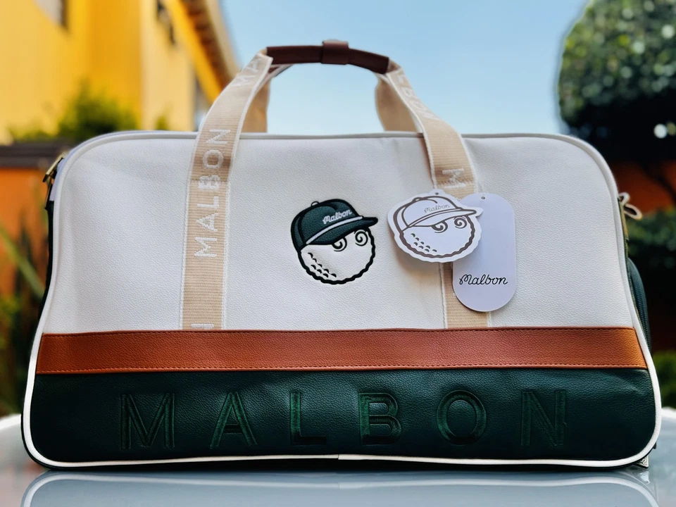 PVP $299 Malbon Exclusivo Golf Preserve Boston Estuche de tela y zapatos EE. UU. DEBER PAGADO Foto 4 de 4