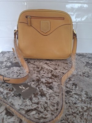 Wai See yellow leather crossbody