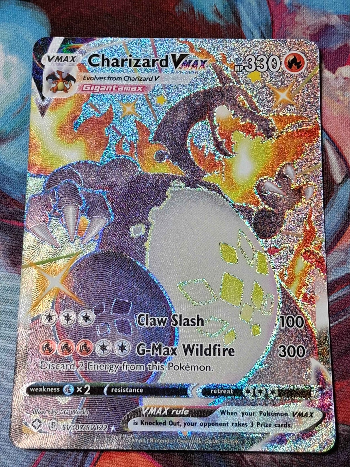 Charizard VMAX 2021 Shining Fates SV107/SV122 Near Mint Pokémon  Pokemon