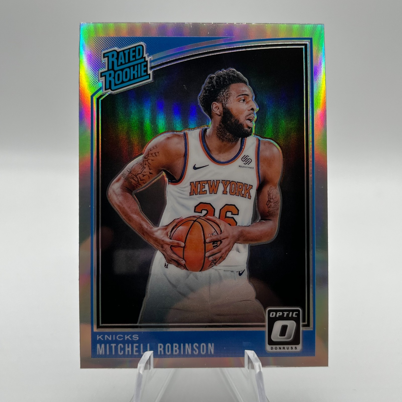 2018-19 Panini Donruss Optic Rated Holo Prizm Mitchell Robinson #163 Rookie QTY
