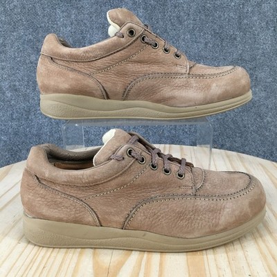 Xtra Depth By PW Minor Shoes Mens 9 Lace Up Moc Sneakers 93074 Brown USA Made
