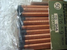 Marble Double Eagle/Deluxe Motion Picture Projection Carbons 5/16X9" 70-90A/Neg