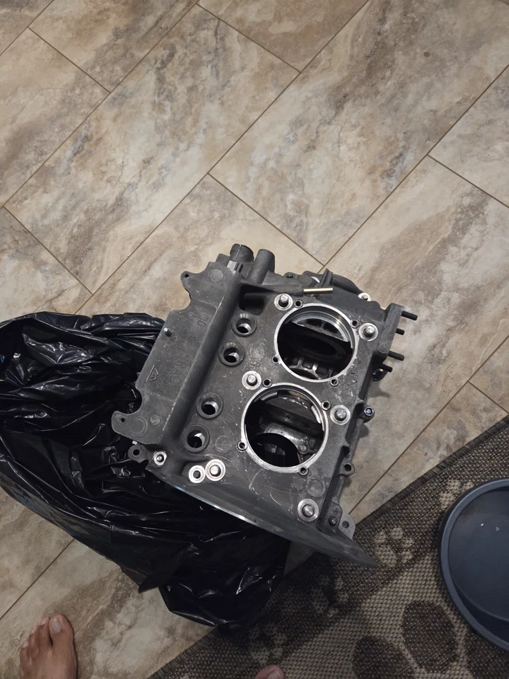 Nuevo estuche de motor desnudo de magnesio AS41, mecanizado para manivela Stroker con brida Foto 2 de 4