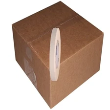 591 Double Coated Flatback Paper Tape (7 1/2" x 36 yards (72 Rolls), White 