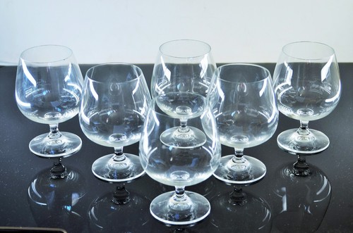 ANCIENNE 6 GRAND VERRES A DEGUSTATIONS CRISTAL SOUFFLE MODELE CRISTAL D'ARQUES - Foto 2 di 10