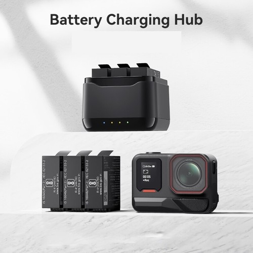 3-Slot Battery Charger Adapter Charging Docking Station for 360 Professional 2 - Photo 6/8