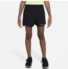 Nike Big Kids' Dri-FIT Breezy High-Waisted Training Shorts BLACK Size XS M L