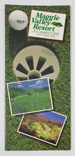 1990s Maggie Valley NC Resort Country Club Golf Ski Vintage Travel Brochure
