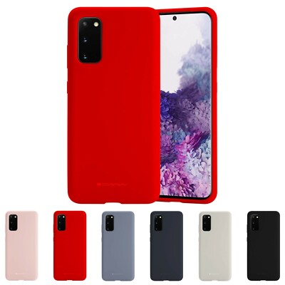 Goospery Liquid Silicone Case for Galaxy S25 S24 S23 S22 S21 Plus Note20  Ultra