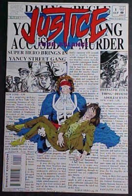 JUSTICE: FOUR BALANCE #1! VF 1994 MARVEL COMICS