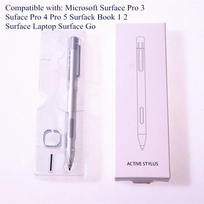 HD Silver Replacement Stylus Pen for Microsoft Surface Pro 3 4 Book 1 2 Laptop
