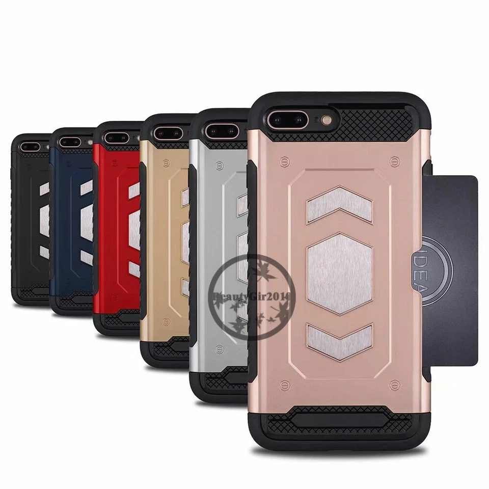 Cover custodia per iPhone 7/8 e per iPhone 7/8 Plus supporto auto silicone gel - Immagine 2 di 4