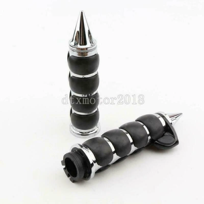 1" Motorcycle Hand Grips For Yamaha Raider S Road Royal V Star 650 950 - Image 2 of 4