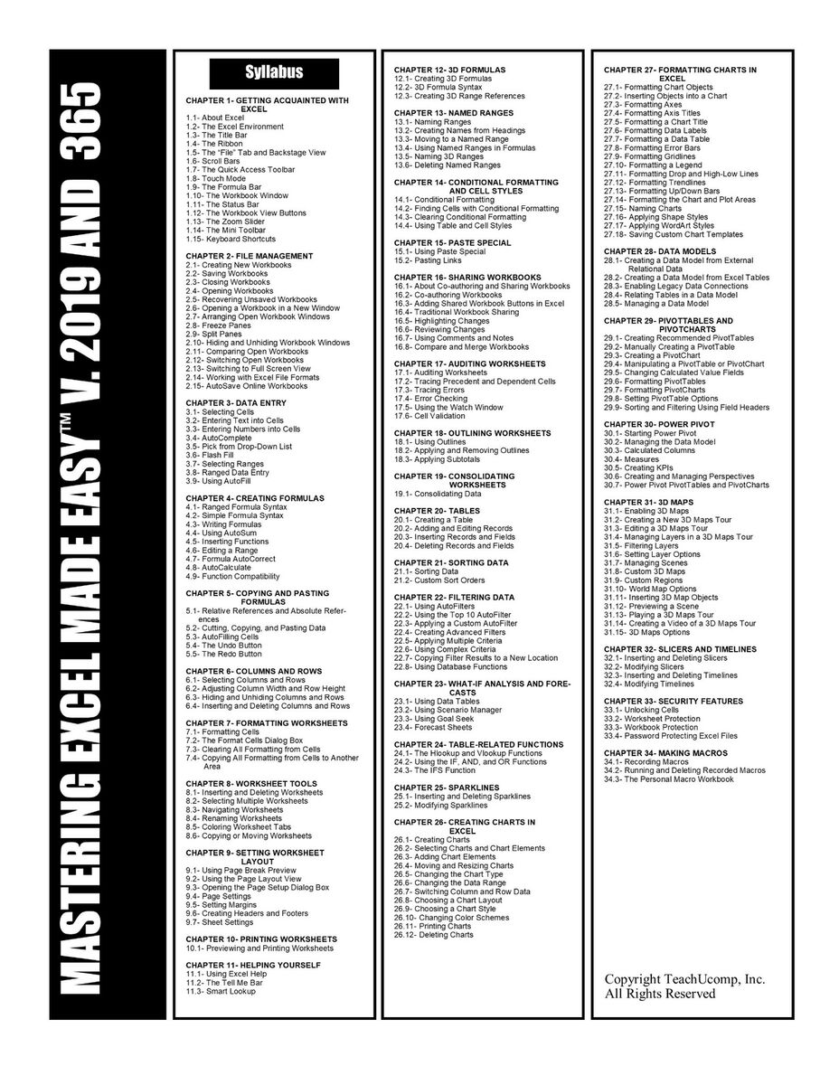 Excel Essential Training (Microsoft 365) Online Class