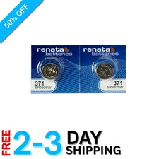 Dependable 371 SR920SW Silver Oxide Batteries - 1.55V (2-Pack)