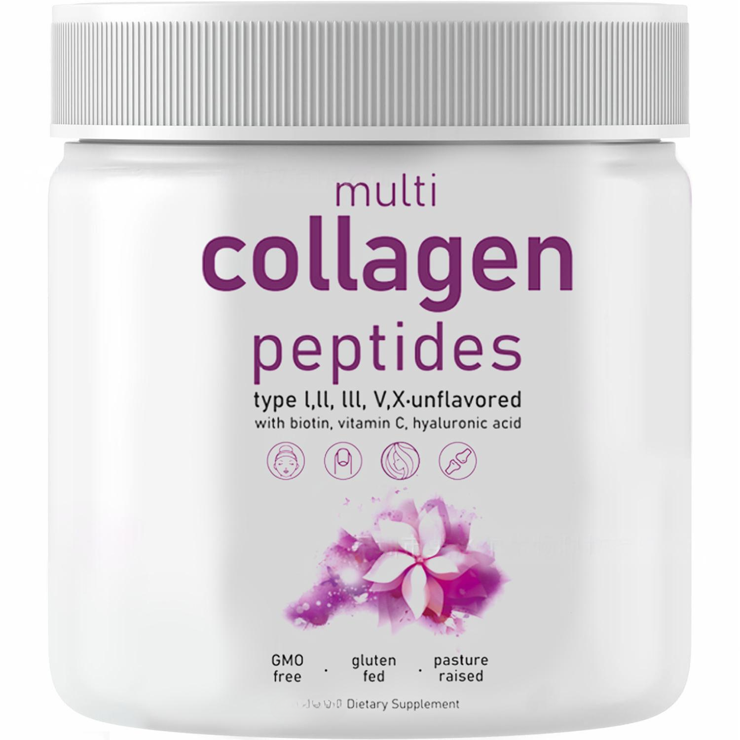 Collagen Peptides Powder Hydrolyzed Protein Types1&3 Anti-aging Supplement 8.8oz