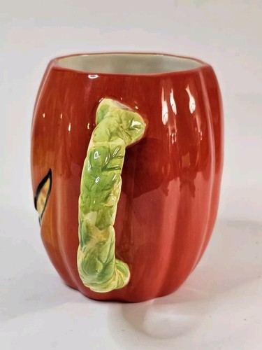 Susan Winget Certified International Large Halloween Jack-O-Lantern Pumpkin Mug - Picture 4 of 7