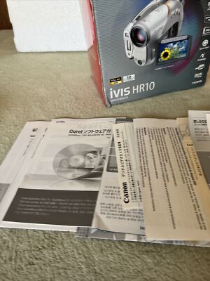 Canon Full Hd Video Camera Ivis (Ibis) Hr10 Ivishr10 (Dvd