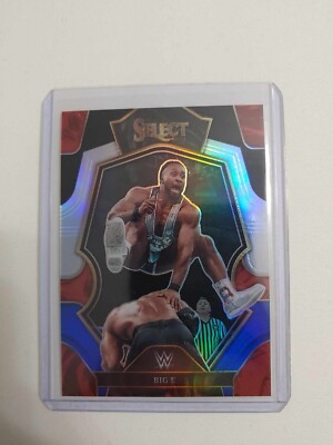 2023 Panini Select WWE - Premier Level Blue & Black Prizm #161 Big E /49 Blaster