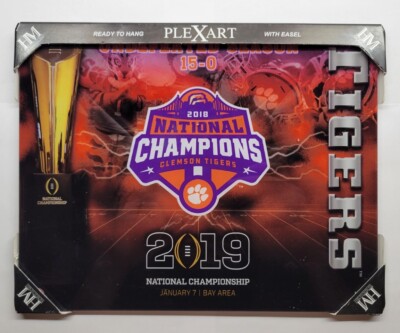 2018 Clemson Tigers National Champions Plexart Plex Art Highland Mint